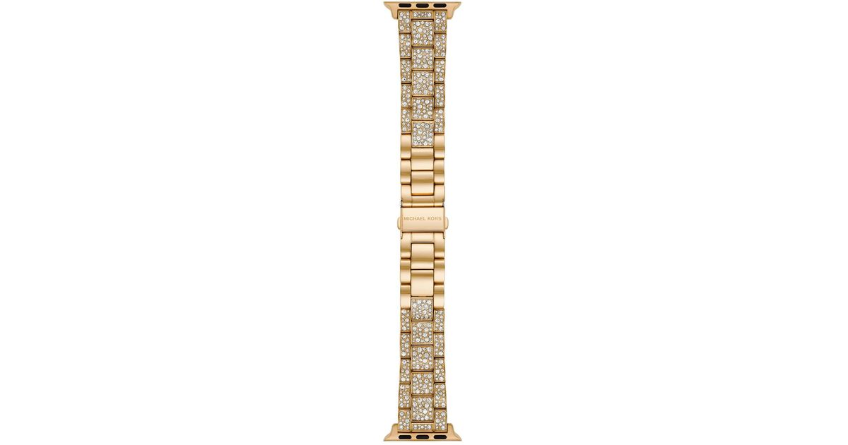 Michael Kors Goldtone Stainless Steel Band For Apple Watch® in Metallic Lyst