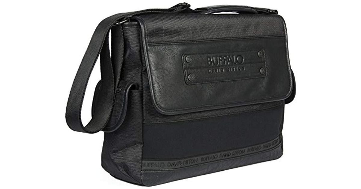 Lyst Buffalo David Bitton Mike Messenger Bag Black One Size In Lyst Buffalo David Bitton Mike Messenger Bag Black One Size In For Men