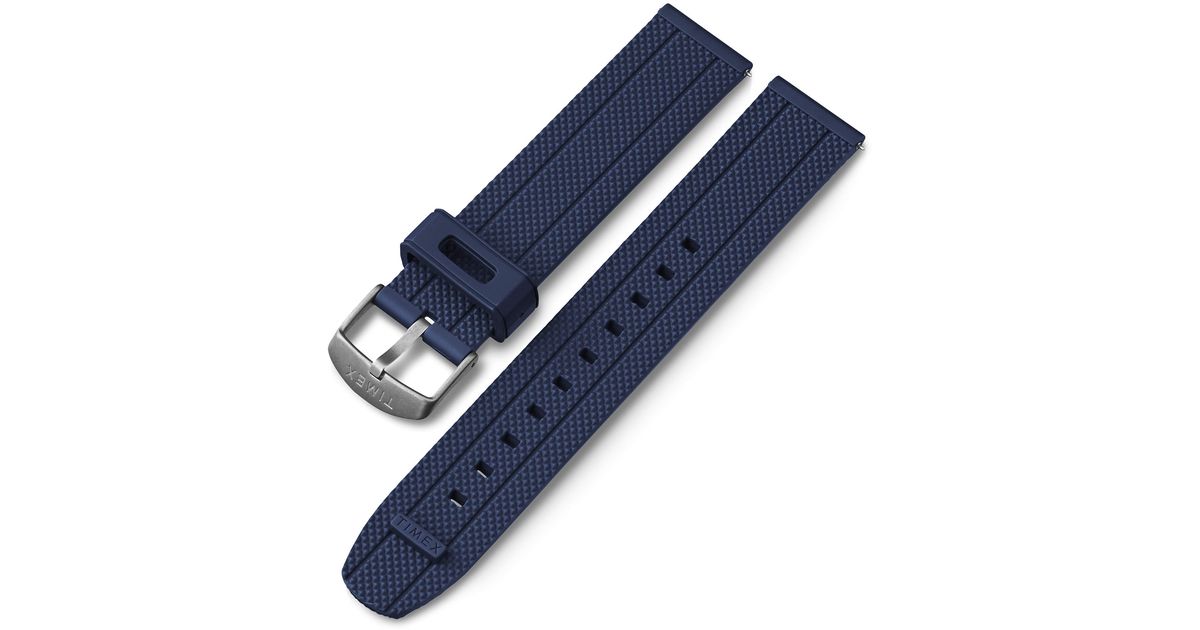 Timex Release Strap – Blue With Silver-tone for Men | Lyst Timex Release Strap – Blue With Silver-tone for men