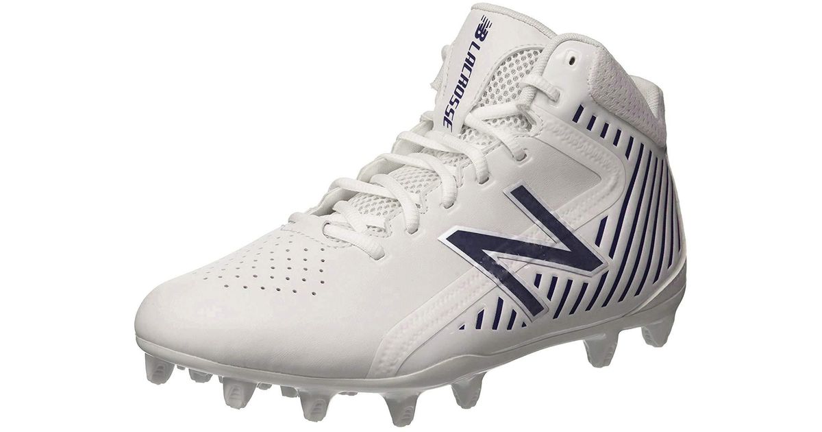 New Balance Rushlx V1 Lacrosse Shoe in White/Blue (Metallic) for Men Lyst