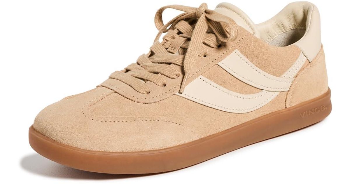 Vince S Oasis-w Lace Up Fashion Sneaker Sand Beige Suede 11 M