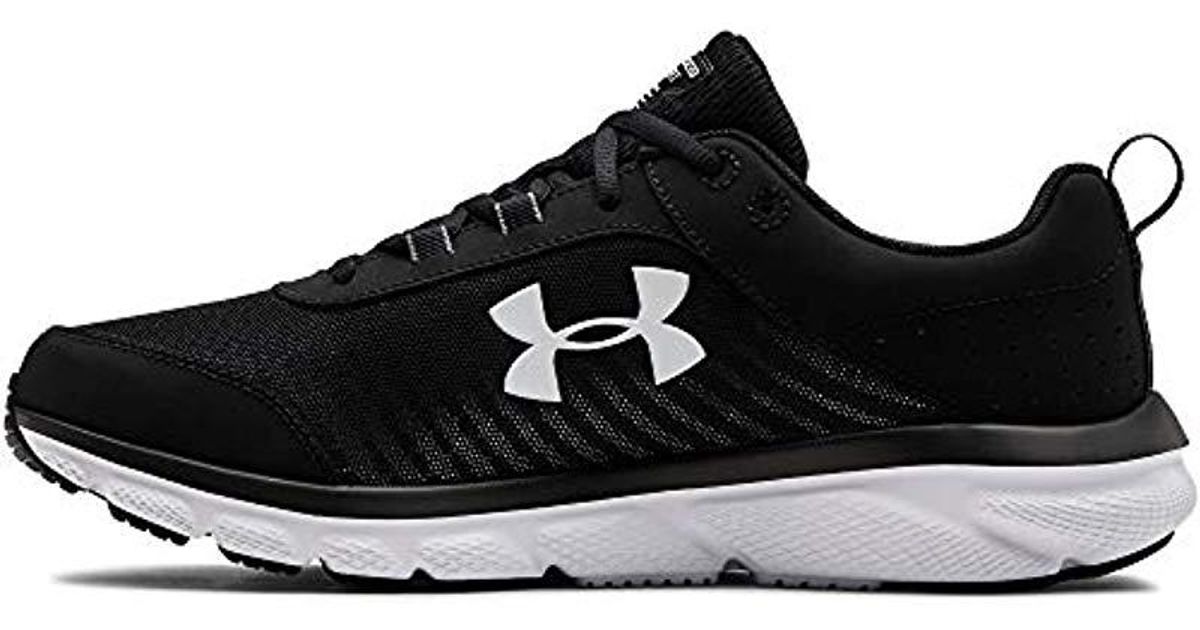 Under Armour Leather Charged Assert 8 4e Running Shoe (001)/black, 11 ...