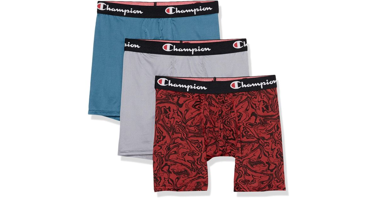 Champion Boxer Brief in Blue for Men Lyst