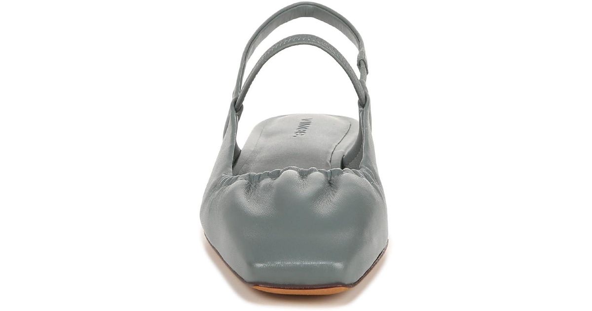 vince cadya square toe slingback flat
