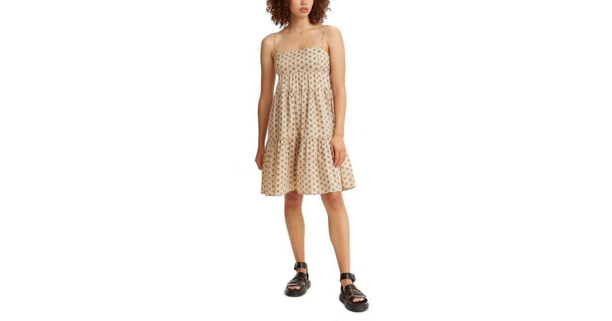 Levi's Clea Dress in Natural | Lyst