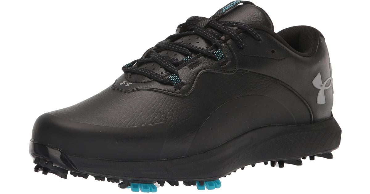 Under Armour Charged Draw 2 Spikeless Cleat Golf Shoe, in Black for Men