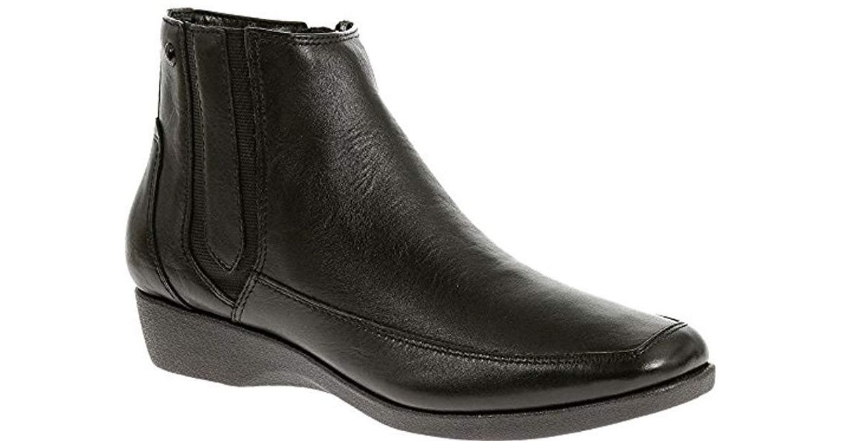 calvin klein sharla black heeled lace up ankle boots