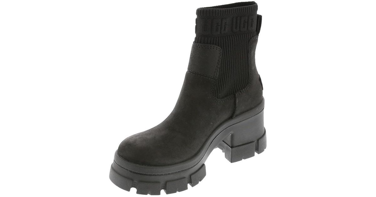 ugg-Black-Leather-Brooklyn- ugg-Black-Leather-Brooklyn-