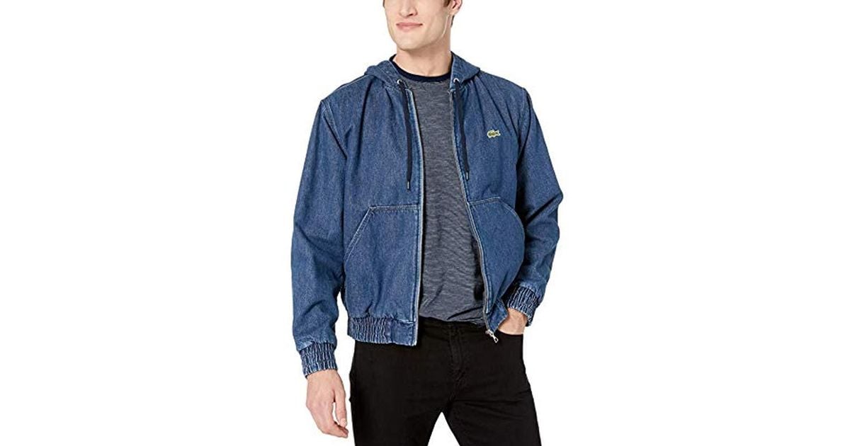 lacoste jean jacket