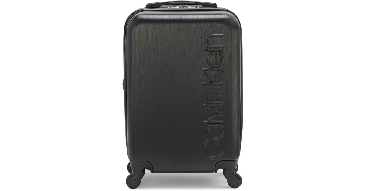 Calvin Klein Hard Side Upright Luggage Spinner Carry On Suitcase in