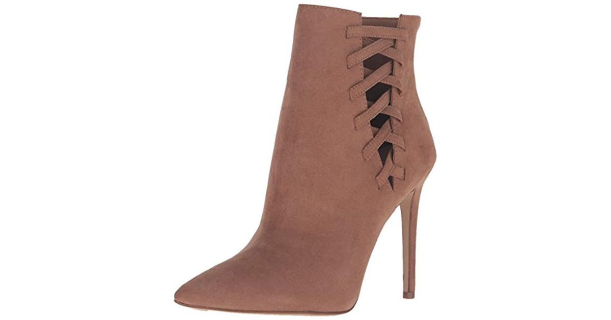 ALDO Tuxedo Ankle Bootie in Natural | Lyst