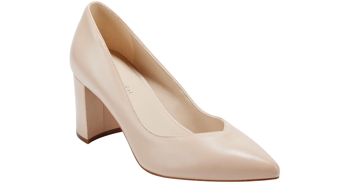 marc fisher caitlin pump white