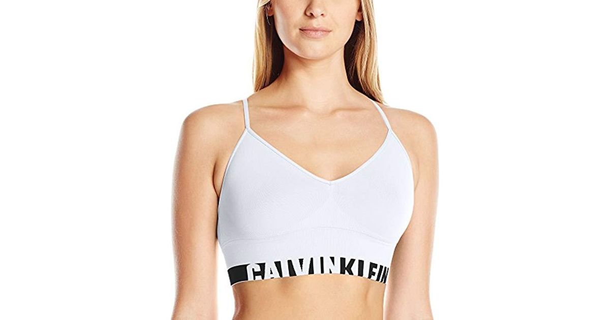calvin klein seamless logo bralette