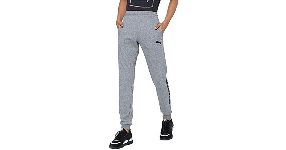 puma men's p48 core pants fleece