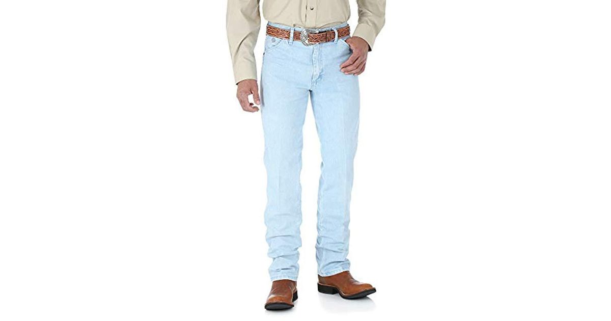 Wrangler George Strait Cowboy Cut Original Fit Jean , Bleach, 31w X 32l ...