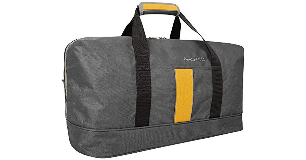 Lyst Nautica Travel Carry Duffle Bag in Gray