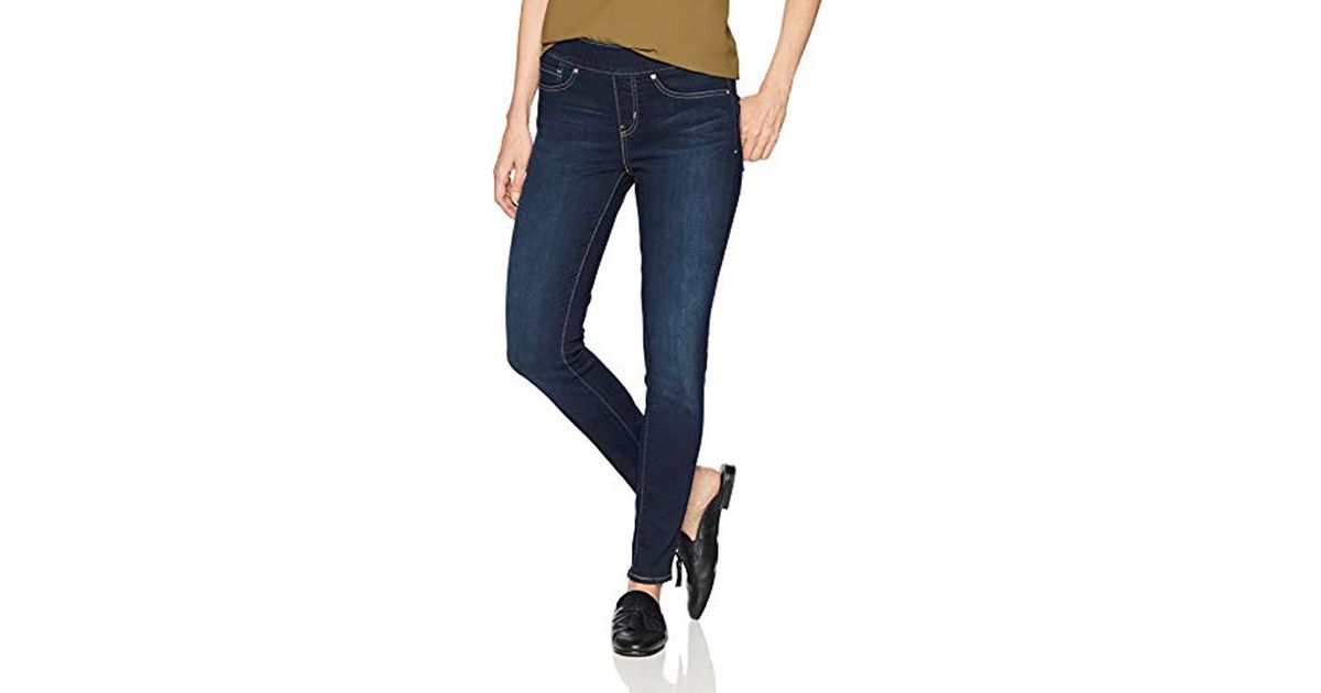 signature by levi strauss co totally shaping pull on skinny jeans