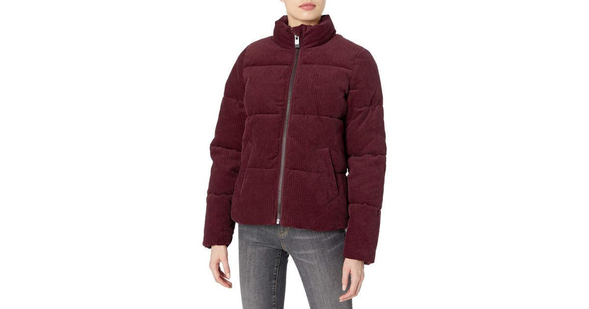 Marc New York Wide-wale Corduroy Super Puffer Jacket, Vertical-stripes  Pattern in Burgundy (Purple) - Save 63% - Lyst