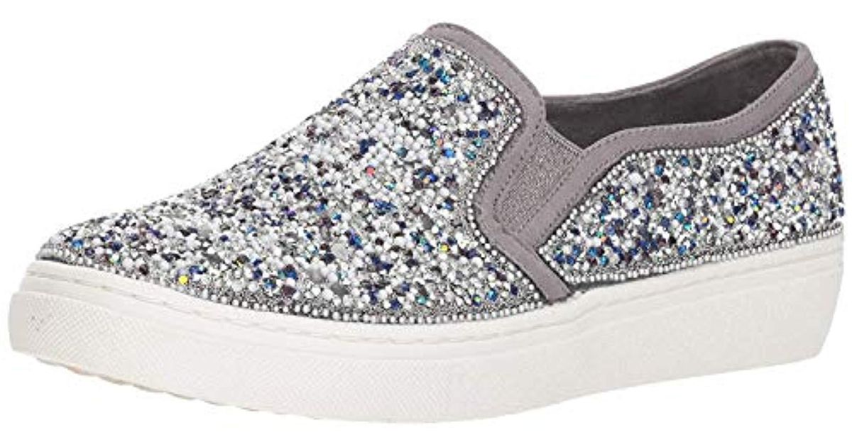slip on rhinestone sneakers