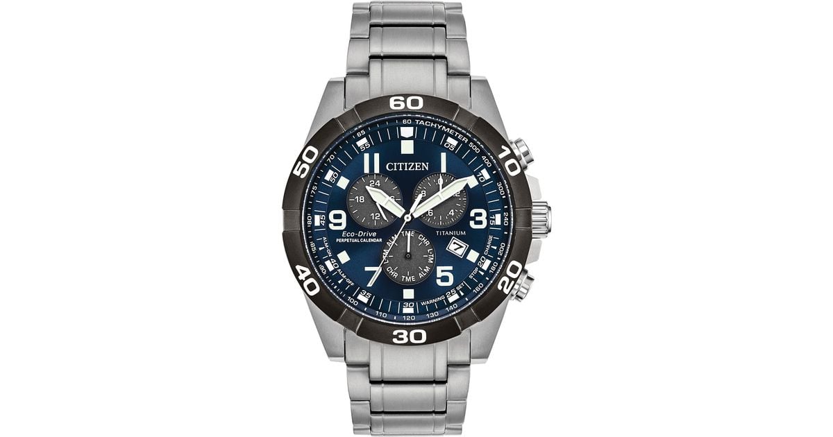 Citizen Ecodrive Weekender Sport Casual Brycen Chronograph Watch In