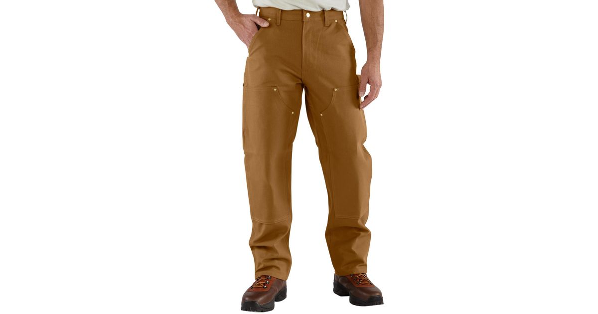 Carhartt B01 Loose Fit Firm Duck Doublefront Utility Work Pant in