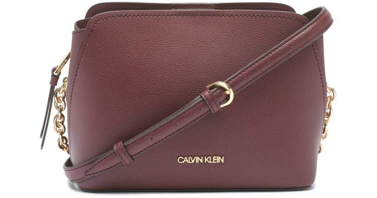 calvin klein signature hailey crossbody