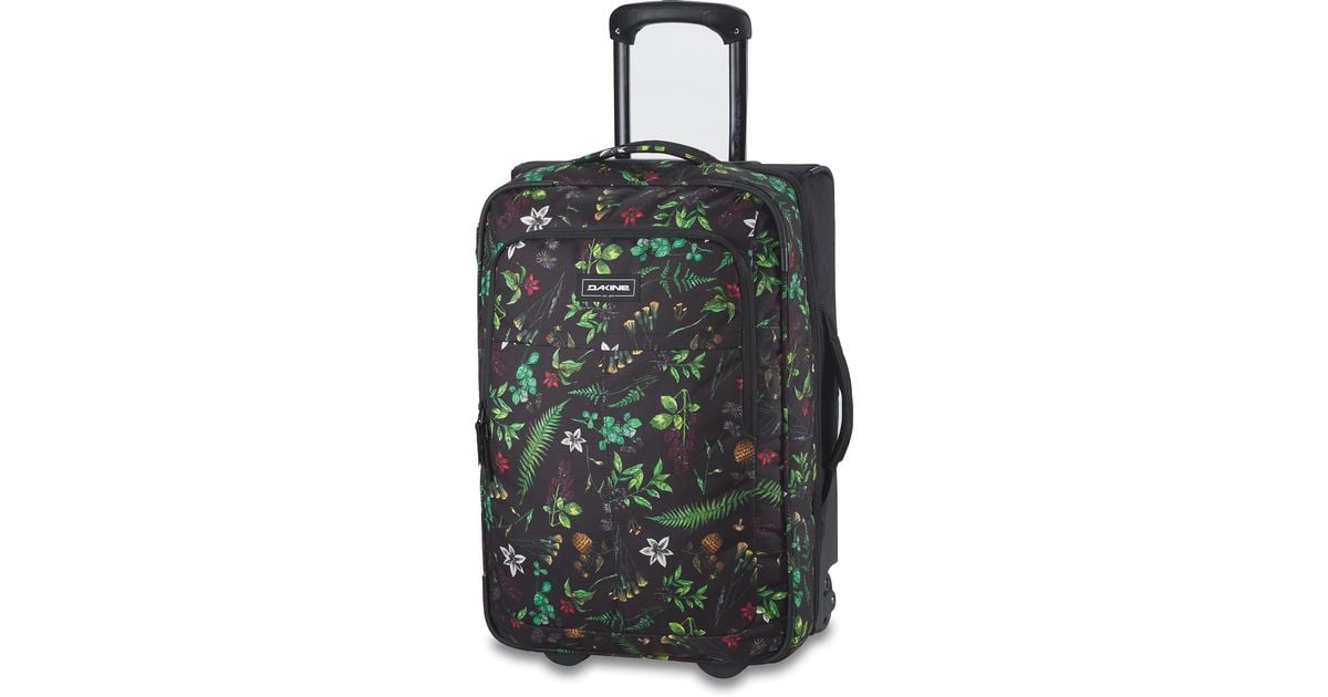 Dakine Carry On Roller 42l Wheeled Travel Bag in Woodland Floral (Black