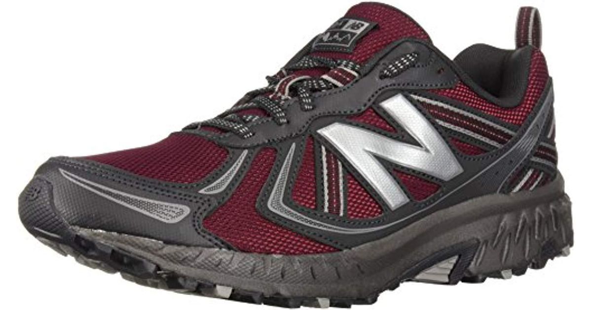 New Balance Mt410v5 Cushioning Trail Running Shoe, Oxblood, 8 