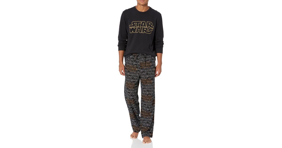Amazon Essentials Star Wars Pajama Sleep Sets in Black Lyst UK
