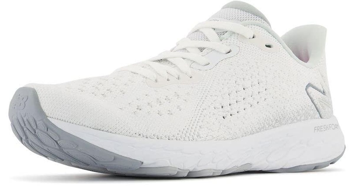 New Balance Fresh Foam X Tempo V2 Running Shoe in White/Grey (White) Lyst New Balance Fresh Foam X Tempo V2 Running Shoe in White/Grey (White) Lyst