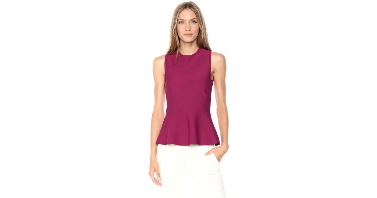 theory classic peplum top