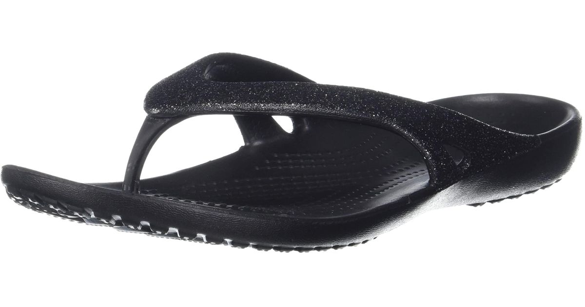 Crocs™ Kadee Ii Flip Flops Sandals For in Black Glitter (Black) Lyst