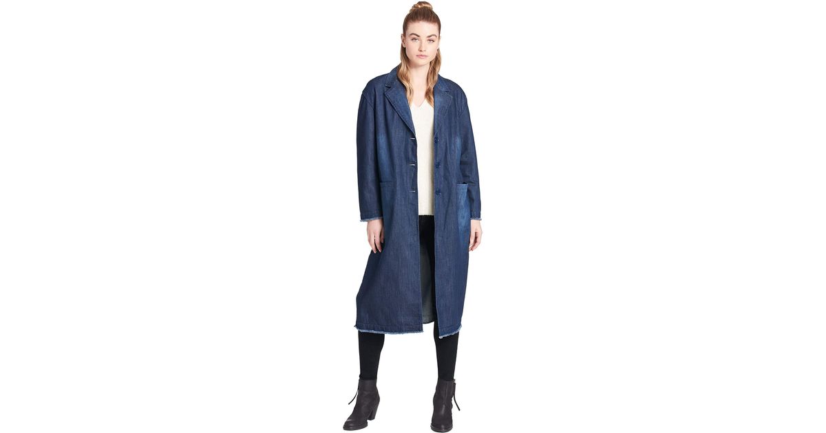 Levi's Denim Raw Edge Duster Jacket in 