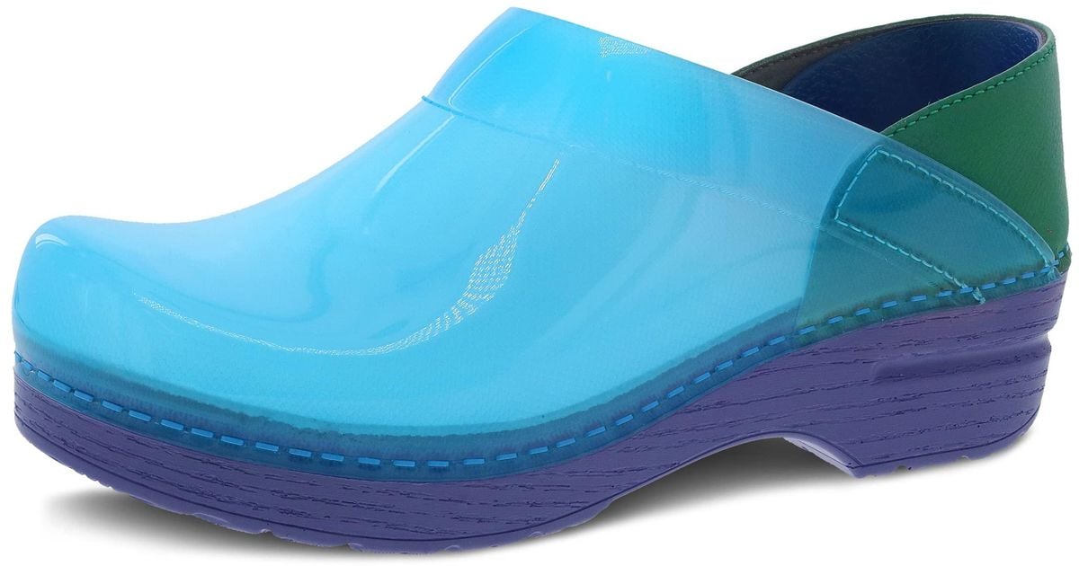 Dansko , Professional Clog Blue Translucent 38 M Lyst