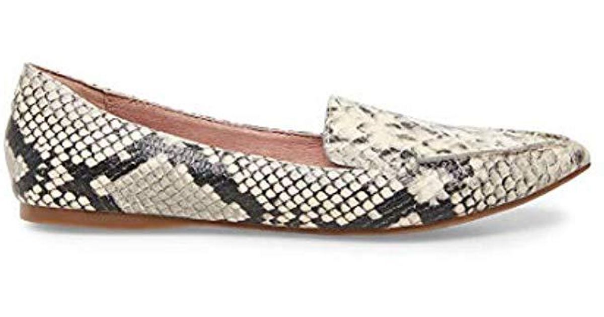steve madden feather snake flats