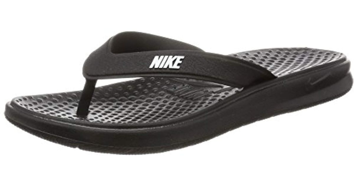 Nike Solay Thong Flip-flop in Black | Lyst