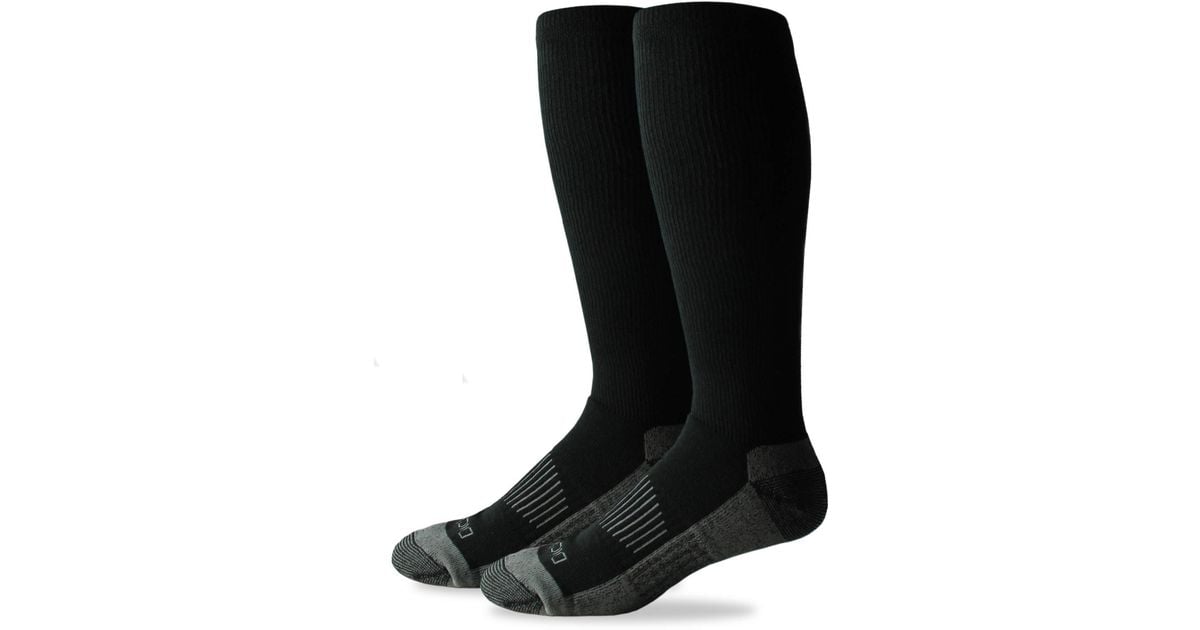 Dickies Light Comfort Compression Overthecalf Socks in Black for Men