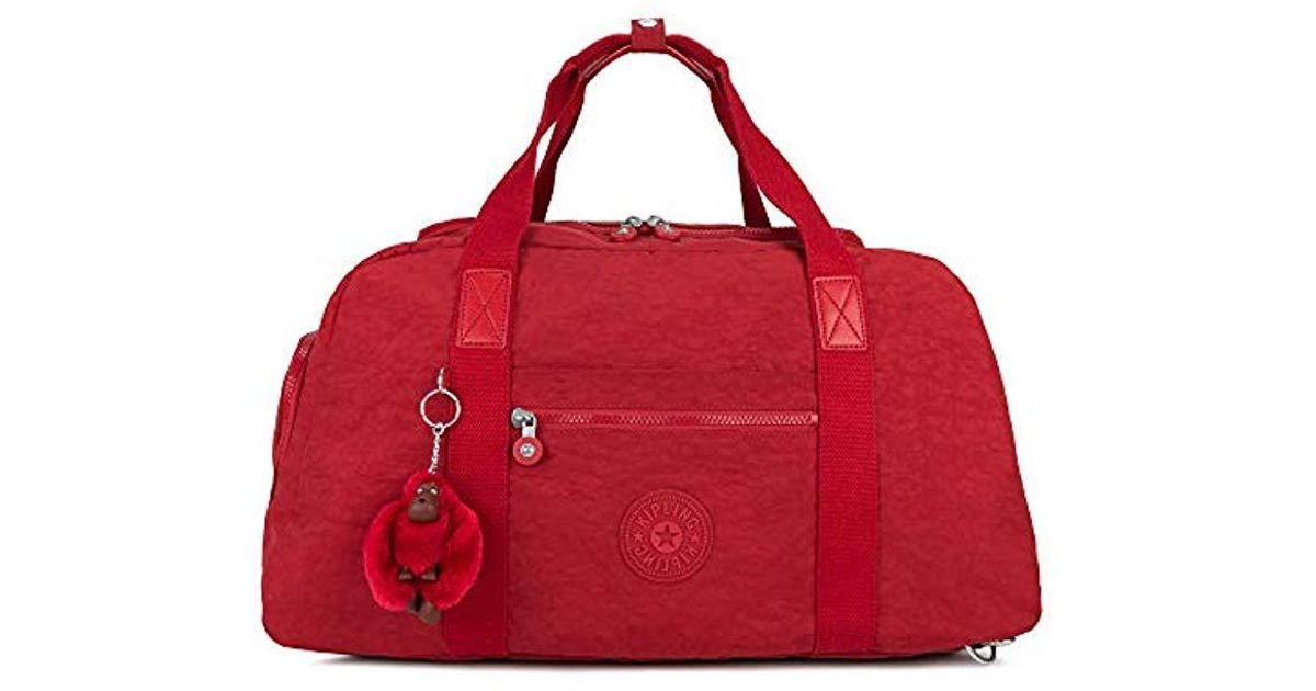 Kipling Synthetic Palermo Convertible Duffle Bag in Cherry 1 (Red) - Lyst