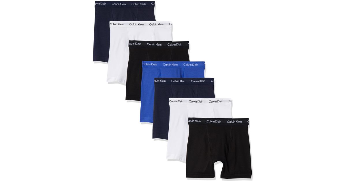 calvin klein men's cotton classics megapack boxer briefs
