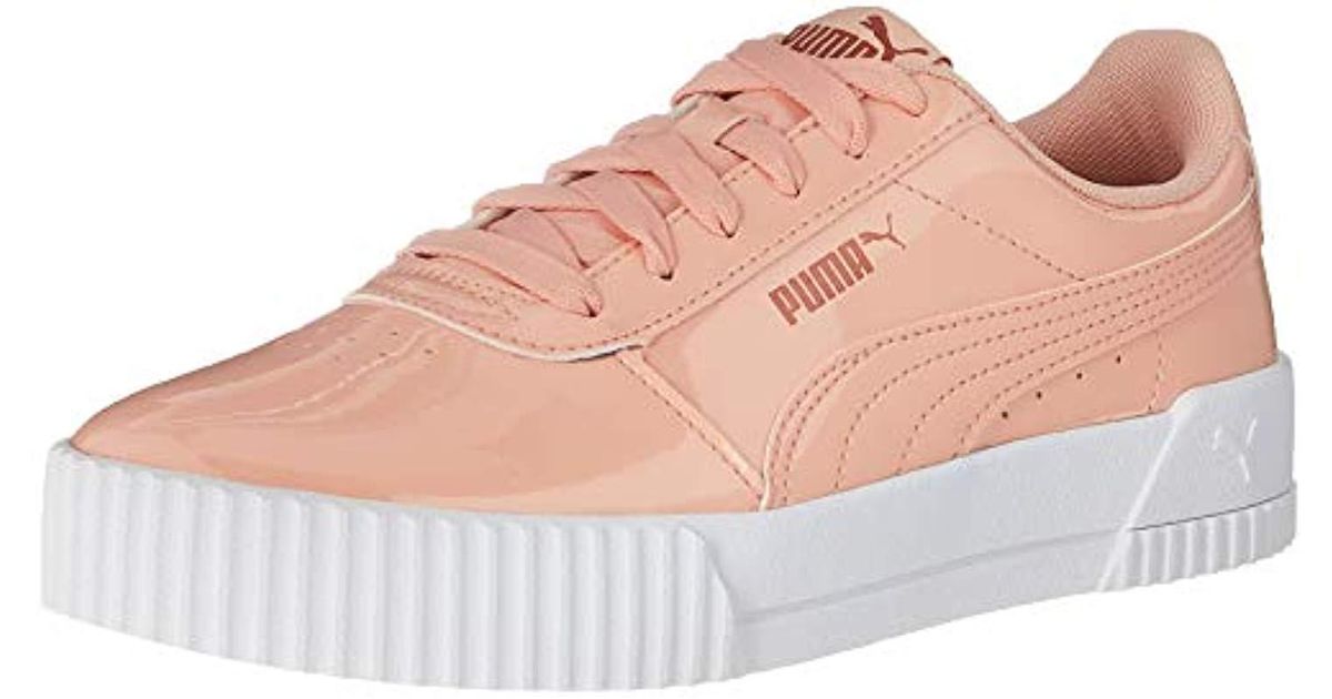 PUMA Carina Sneaker, Peach Parfait-peach Parfait, 5.5 M Us in Pink - Lyst