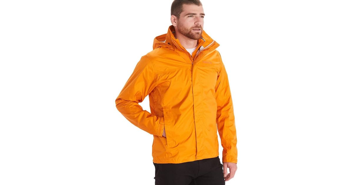 Marmot best sale jacket orange