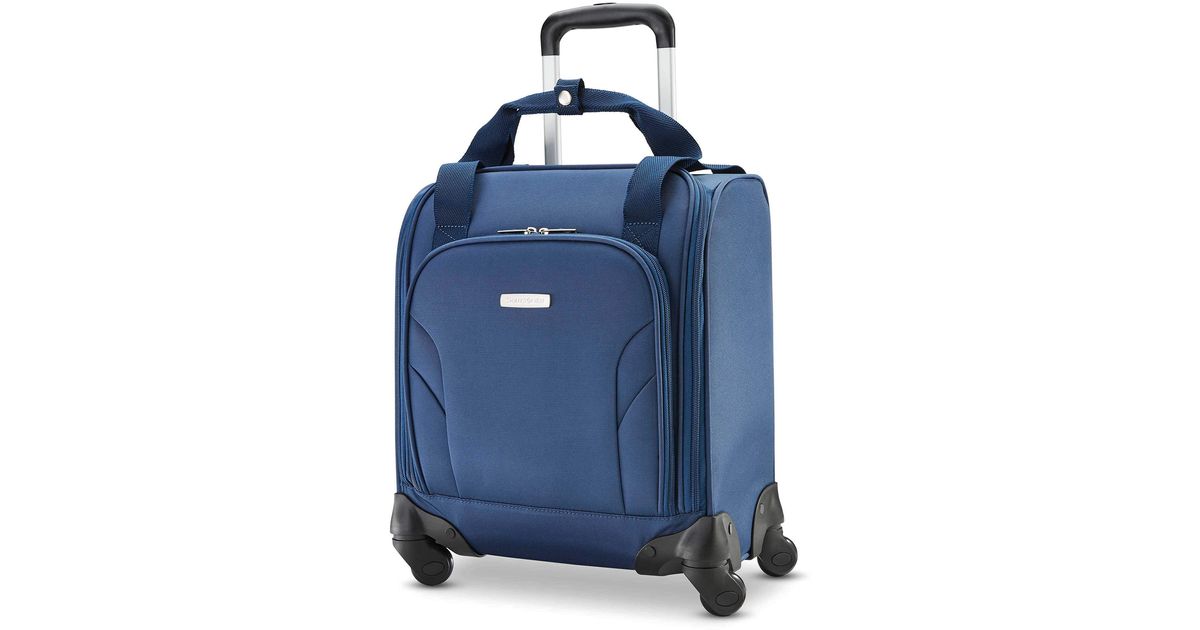 Samsonite Underseat Carry-on Spinner With Usb Port in Blue | Lyst