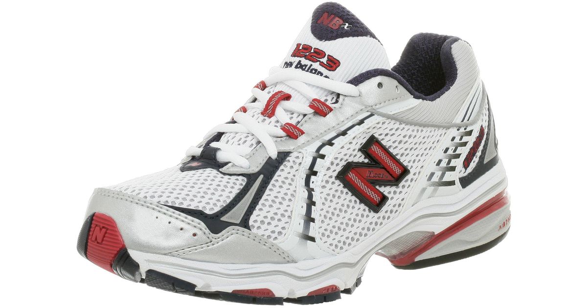 New Balance Mens 1223 V1 Cross Country Running Shoe in White/Silver