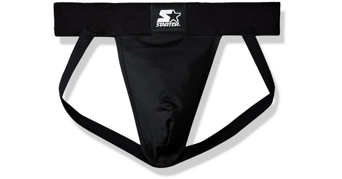 Starter Jockstrap With Optional Cup Pocket in Black for Men Lyst