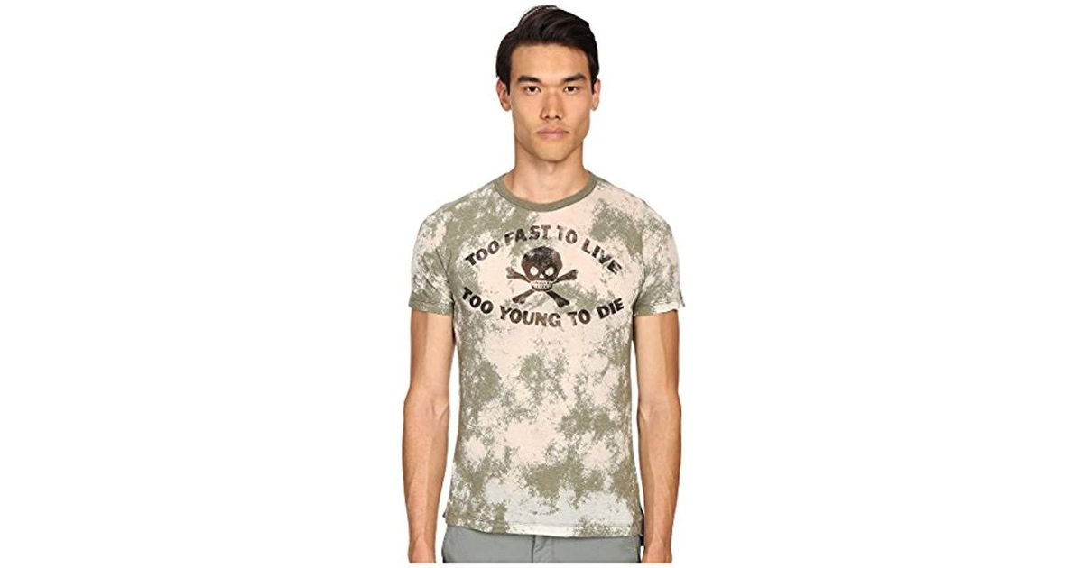 Vivienne Westwood Too Fast To Live Too Young To Die T Shirt In Military Green Green For Men Lyst
