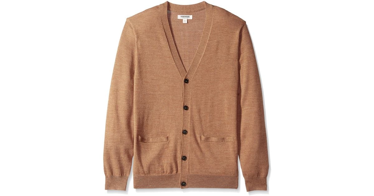 Goodthreads Mens Lightweight Merino Wool Cardigan Sweater Brand