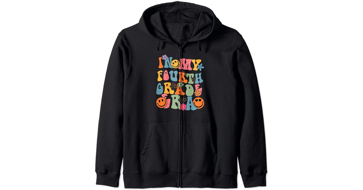 Caterpillar In My Fourth Grade Era Back To School 4th Grade Teacher Team Zip Hoodie in Blue Lyst