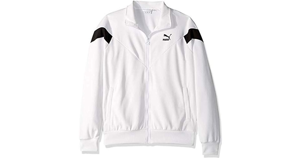 puma white track jacket