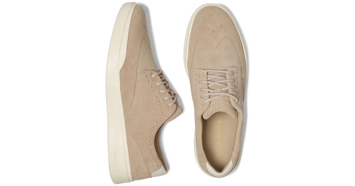 Tênis Cole Haan Grand Crosscourt Wingtip - Camurça E Conforto Premium