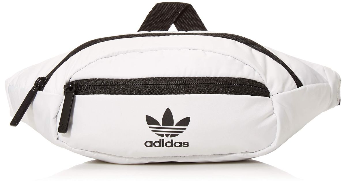 adidas Originals National Waist Fanny Pack-travel Bag in White/Black ...